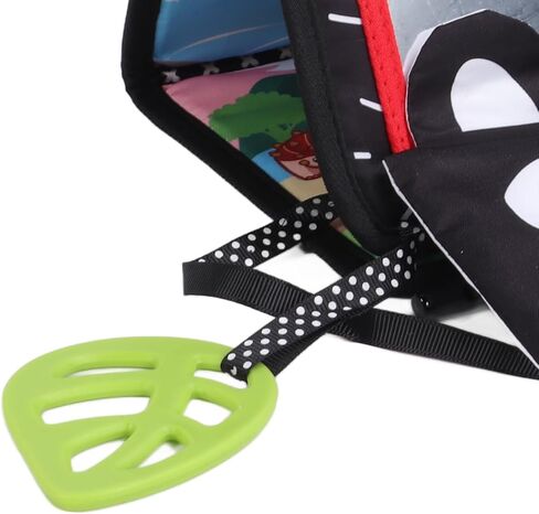 Baby Mirror, Foldable Cloth Book with Crinkle Paper for Cognitive Development with Polyester Material for Infants in Kuwait