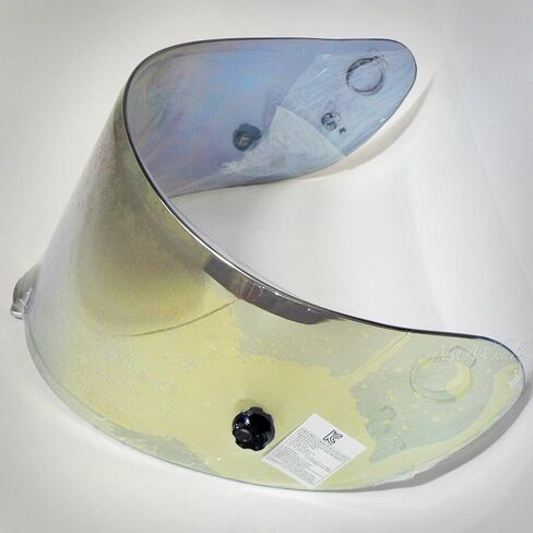 HJC HJ-20P Shield / Visor Gold,Silver,Blue,Smoke,Clear,Pinlock Ready, For R-PHA 10 PLUE helmets, Bike Racing Motorcycle Helmet Accessories - Made in Korea (Gold) in Saudi Arabia
