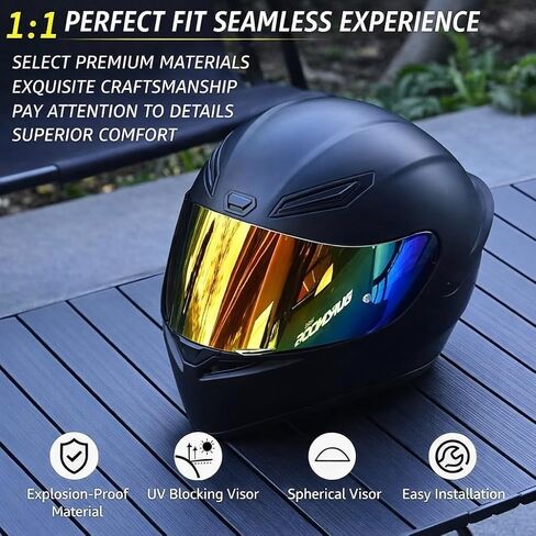 AGV K1 Visor Replacement for K1 K1S Helmet Tinted UV Protection Face Shield Compatible with K1 K1S K3SV K5 K5S Models(Deep Blue) in Saudi Arabia