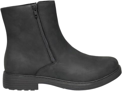 Propet Womens Waverly Round Toe Zippered Casual Boots Ankle Low Heel 1-2" - Black in Saudi Arabia