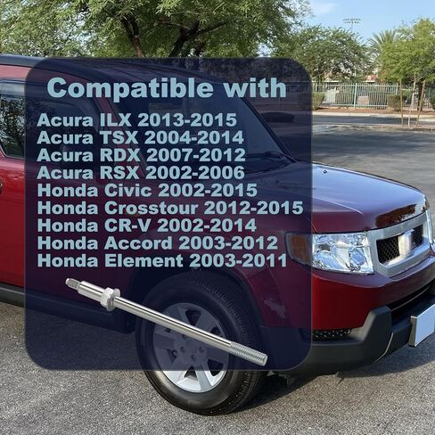 غطاء رأس الروك Cam Bolt B متوافق مع Acura ILX TSX RDX RSX Honda Civic Crosstour CR-V Accord Element استبدال # 90012-PNA-003 in Saudi Arabia