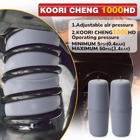 KOORI CHENG 1000 HD Air Spring Kit for 2019-2025 Ram 1500-83021725 in Kuwait