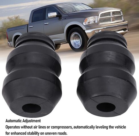 طقم خلفي لمساعد تعليق الشاحنة زنبركي DR1500DQ لـ 1500 2WD 4WD 2009-2021 كابينة رباعية بتصميم مجوف، لا حاجة للتضخم، دعم يصل إلى 8,600 رطل، استبدال مباشر in Saudi Arabia