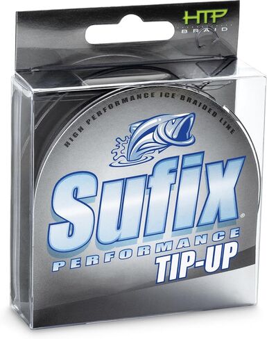 Sufix Performance 50-Yards Spool Size Tip Up Ice Braid Line (Black, 15-Pound) in Saudi Arabia
