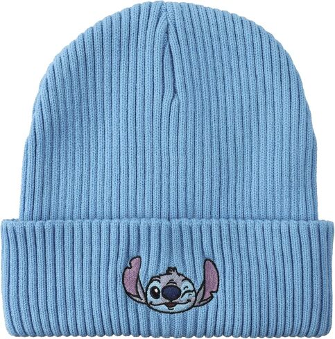 Hello Kitty Ribbed Knit, Embroidered Character On White Cuff Beanie in Saudi Arabia