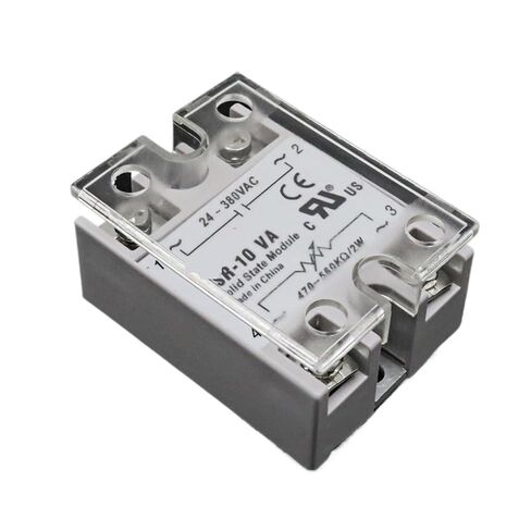 Universal Plastic Transparent Protection of Solid State Relay Front Cover Stand Suitable for SSR10A 25A 40A 60ADC-DC AC-AC DC-AC in Saudi Arabia