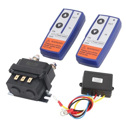 Winch Relay with Controller 12V 250A Winch Relay Kit with Remote Controller Relay Contactor Switch for Industrial Vehicle in Saudi Arabia