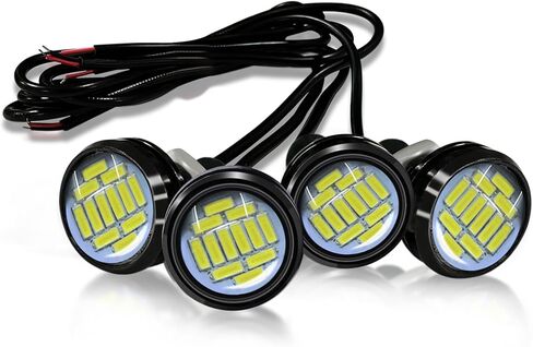 Eagle Eye 4014 23mm 12 SMD Led Light-Ultra thin Daytime Running Lights DRL Tail Lights Bulbs 12V Fog Light Reverse Turn Signal Light Backup Light Marker DIY for All Car Truck Boat Motorcycle in Saudi Arabia