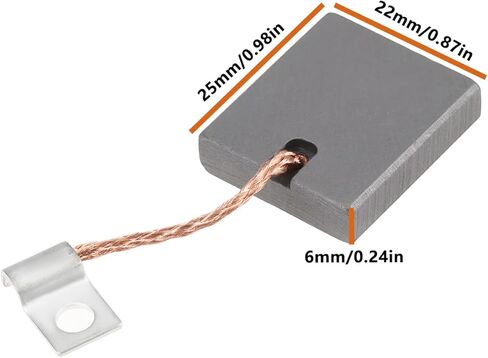 4pcs 12V DC Alternator Carbon Brushes 25x6x22mm Compatible with Bosch 1107014128 1107014140 BX1652 in Kuwait