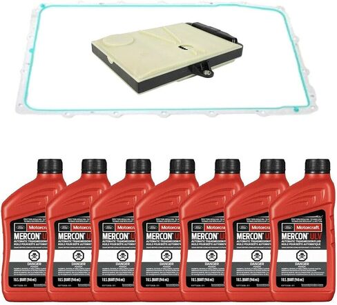 مجموعة خدمة نقل الحركة الأوتوماتيكية 10R80 مع فلتر وسوائل ULV متوافقة مع F-150 2017+ و2018-2021 إكسبيديشن/موستانج/رانجر غاز وديزل in Kuwait