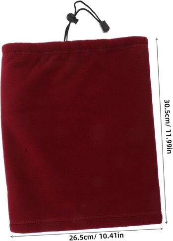 Thermal Neck Gaiter Windproof Face Mask Scarf Plush Face Mask for Cold Weather Sports in Saudi Arabia