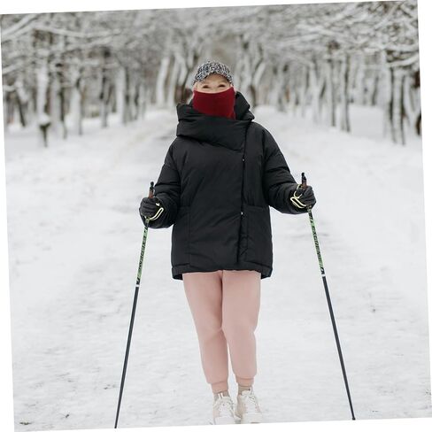 Thermal Neck Gaiter Windproof Face Mask Scarf Plush Face Mask for Cold Weather Sports in Saudi Arabia