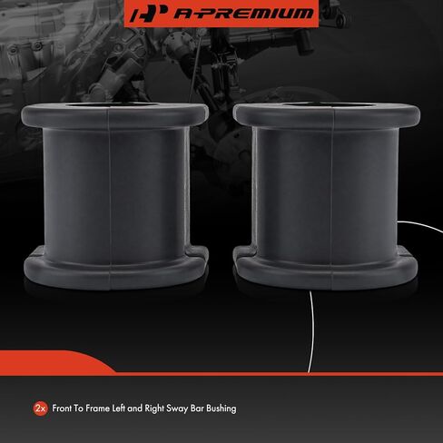 A-Premium 2 × بطانات قضيب تثبيت التعليق من الأمام إلى الإطار، بطانات قضيب التأرجح، متوافقة مع Toyota Corolla 2003-2019، Matrix 2003-2014 & Pontiac Vibe 2003-2010 in Kuwait