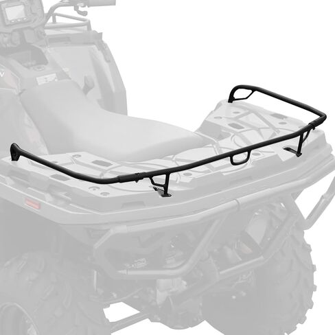 A & UTV PRO Rear Rack Extender for Polaris Sportsman 570 450 H.O. 2021 2022 2023 2024 2025, Heavy Duty Steel ATV Back Luggage Rack Extender Accessories, Replace OEM #2884841, Black in Saudi Arabia
