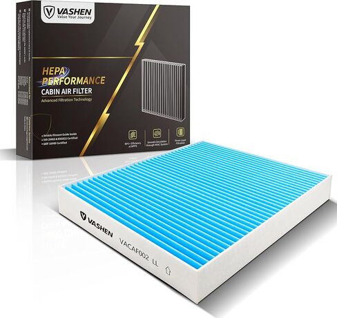 CF12157 Cabin Air Filter for Smooth Airflow & H11-Grade Filtration, Fit for Toyota Camry 2018-2024, Corolla 2019-2024, Rav4 2019-2023 Prius 2016-2024 Highlander Avalon - Skyblue Composite Media in Kuwait