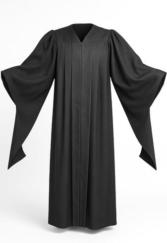 ثوب التخرج Gradwear Classic Masters، للجنسين درجة الماجستير (57(6'0" - 6'2")، أسود) in Kuwait