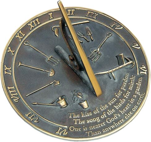 Brass Sundial Kiss of The Sun 10" Diameter Home & Outdoor Decor in Saudi Arabia