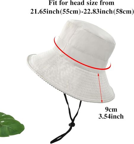 Women's Summer Sun Hat - Reversible Design with Striped Lining Adjustable Brim for Travel and Outings Cap in Saudi Arabia