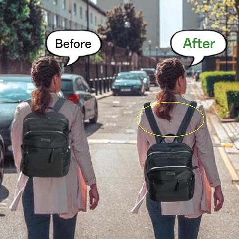 4 قطع من وصلات تمديد حزام الظهر، أبازيم قابلة للتعديل لحقيبة الكمبيوتر المحمول أثناء السفر، حقيبة الكتب، حقيبة النهار، البخاخ وأشرطة الكتف in Kuwait