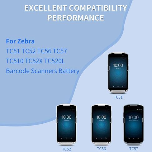 مجموعة حامل شحن البطارية ذات 4 فتحات لـ Zebra TC51 TC52 TC56 TC57 TC510 TC52X TC520L ماسحات الباركود | متوافق مع بطارية BT-000314 - محطة شاحن مع محول SAC-TC51-4SCHG-01 in Kuwait