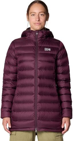 Mountain Hardwear، Tiberondack Down Parka - للنساء، Blackberry، S in Saudi Arabia