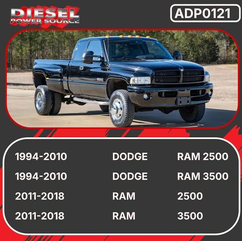 Diesel Power Source Divided T3 to T4 Turbo Flange Adapter – Cast Iron Exhaust Manifold Adapter Kit for Dodge Ram Cummins Diesel – Direct Bolt-On Performance Upgrade Turbo Conversion with Bolts & Studs in Saudi Arabia