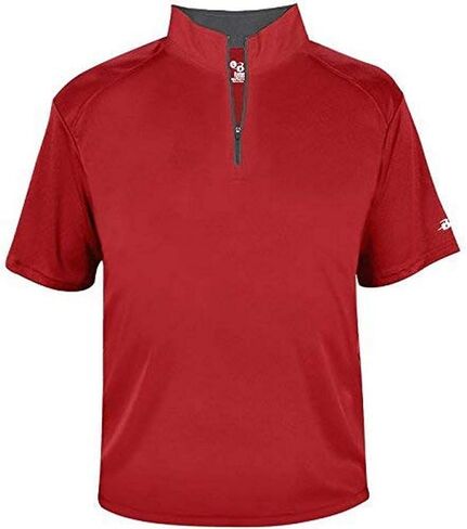 B-Core S/S 1/4 سحاب أحمر/جرافيت 4X-Large in Saudi Arabia