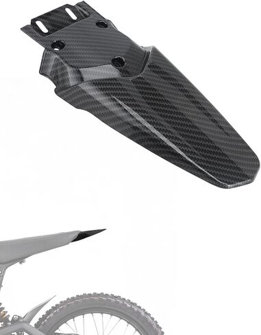 Rear Fender for Talaria Sting,Carbon Fiber Pattern Motorcycle Back Mudguard Mud Guard Protector for Electric Dirt Bike Ebike Taparia Sting MX3/Taparia Sting R MX4/Taparia Sting MX5 Pro in Kuwait