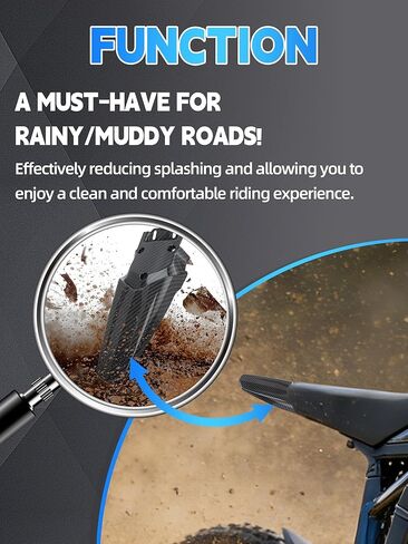 Rear Fender for Talaria Sting,Carbon Fiber Pattern Motorcycle Back Mudguard Mud Guard Protector for Electric Dirt Bike Ebike Taparia Sting MX3/Taparia Sting R MX4/Taparia Sting MX5 Pro in Kuwait