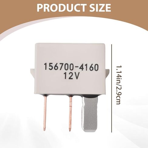2 قطعة 156700-4160 12 فولت مايكرو ISO 4-Pin NO A/C ضاغط التحكم/مرحل القابض، بديل لهوندا أكورد 2018-2022، يستبدل 39794-T5A-J01 in Saudi Arabia
