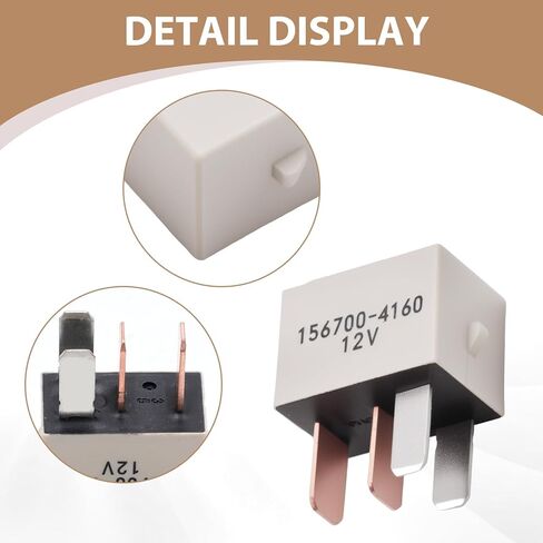 2 قطعة 156700-4160 12 فولت مايكرو ISO 4-Pin NO A/C ضاغط التحكم/مرحل القابض، بديل لهوندا أكورد 2018-2022، يستبدل 39794-T5A-J01 in Saudi Arabia