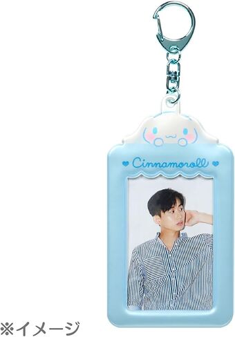 Sanrio Hello Kitty 493775 Holder for Cheki (Enjoyy Idol), PVC, Steel, Retractable Size: Approx. 2.1 x 3.4 inches (5.4 x 8.6 cm), Card Case in Saudi Arabia