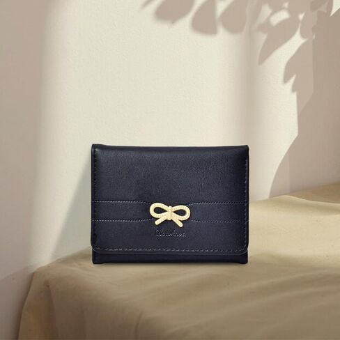 Women Wallet, PU Leather Card Wallet for Women, Multi Card Slots Lady Purse with Butterfly Pendant for Cash, Card(Pink) in Saudi Arabia