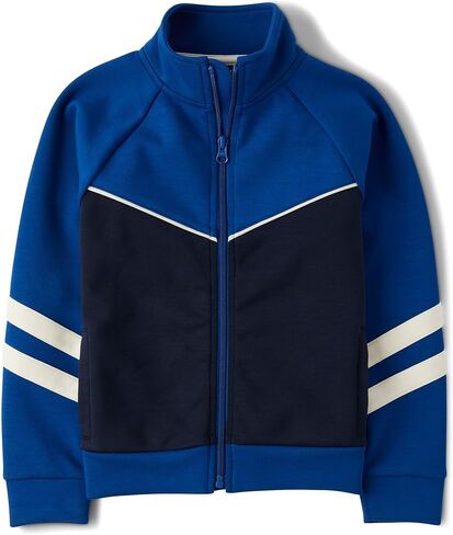 The Children's Place Boys' and Toddler Active Long Sleeve Scuba Zip Front Jacket in Saudi Arabia