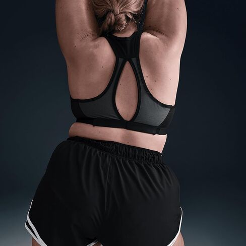 شورت الجري Nike Tempo للسيدات Dri-FIT متوسط ​​الارتفاع 3 بوصات (مقاس إضافي) (أسود/أسود/أبيض) in Kuwait