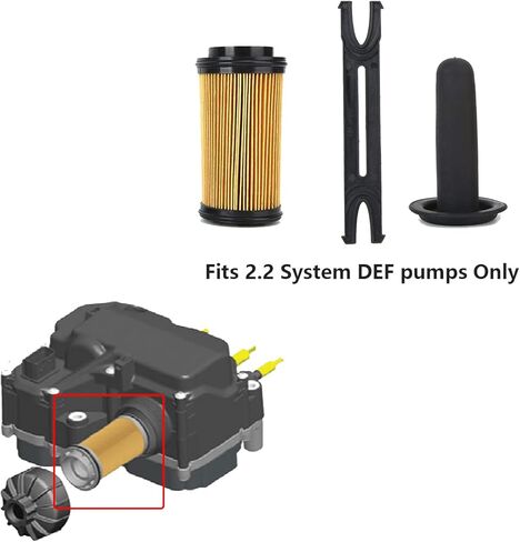 طقم فلتر DEF 5303604 فلتر سائل عادم الديزل يناسب نظام B0sch 2.2 المختلفة، مضخات اليوريا DEF تناسب محرك كومينغ EPA13 للسيارات ISX/QSX سعة 15 لتر in Kuwait
