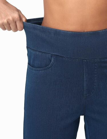 THE GYM PEOPLE Women's Wide Leg Jeans High Waisted Pull on Stretchy Baggy Basic Straight Denim Pants with Pockets in Saudi Arabia