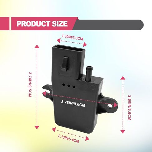 1648138 Manifold Absolute Air Pressure MAP Sensor - Compatible with F150 F250 F350 E150 E250 E350/Lincoln/Mercury Vehicles (1984-1994 Models) - Replaces OEM# 5S2440, AS1, AU2Z9F479A, E5SZ9F479A in Saudi Arabia