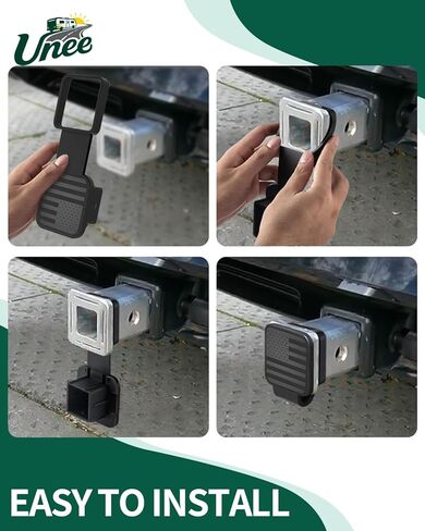 غطاء Unee Hitch مقاس 2 بوصة من المطاط لسحب المقطورة وقابس استقبال مقاوم للغبار وجميع الأحوال الجوية للشاحنة SUV in Kuwait
