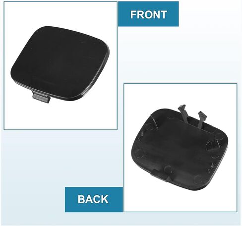 X AUTOHAUX Car Rear Bumper Tow Hook Cover for Volvo S60 2011-2018 39802591 30795029 Towing Eye Cap Trailer Cap Black in Saudi Arabia