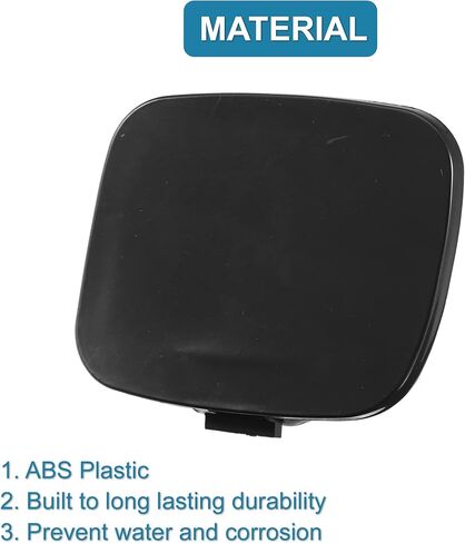 X AUTOHAUX Car Rear Bumper Tow Hook Cover for Volvo S60 2011-2018 39802591 30795029 Towing Eye Cap Trailer Cap Black in Saudi Arabia