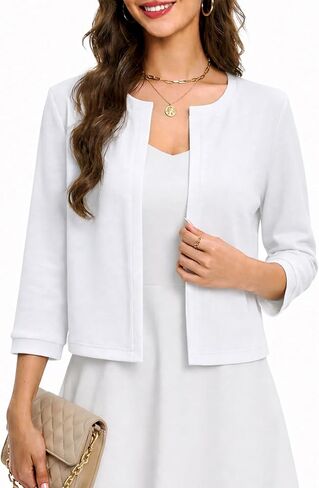 Yekaty Womens 2026 Lightweight 3/4 Sleeve Summer Shrug for Dresses Cropped Cardigan Sweater in Saudi Arabia