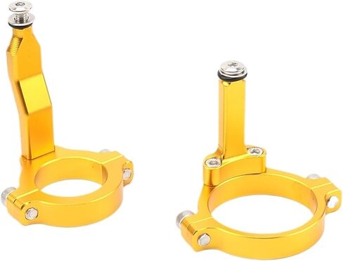 New Motorcycle Steering Damper Bracket Stabilizer Support Compatible with ZX4R ZX 4R ZX-4R ZX4RR 4RR ZX-4RR 2023 Accessories(Gold) in Saudi Arabia