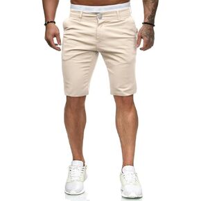 ALLABREVE Mens Flat Front Golf Short Work Dress Short with Pockets Casual Shorts Summer Beach Shorts Pants in Kuwait
