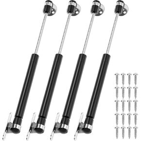 QWORK دعامات غاز 10 بوصة، ضغط 45N/10lb، مجموعة من 4 زنبركات غاز لدعم الرفع لأبواب خزانة RV، وصناديق الأدوات، وغطاء القارب in Kuwait