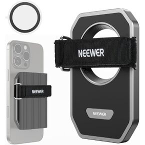 NEEWER T5 T7 T9 SSD Holder Mount Bracket for iPhone 15 Pro Max Phone Cage PA023 PA024, 2.2"-3"/55-75mm SSD Clamp Compatible with Samsung with 1/4" Screw Anti Twist Bevel Edge, Cold Shoe, UA051 in Saudi Arabia