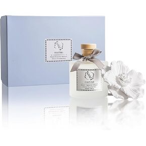 Pretty Valley Home Ceramic Diffuser Flower 120ml Gift Box - Marine Scent in Kuwait