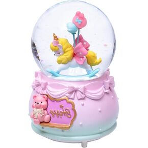 كرة ثلج مع هدية خفيفة، كرة لامعة موسيقية كريستالية لعيد الميلاد وأعياد الميلاد، 80 مم زينة كرة مائية زجاجية، حب - اقتراح، 3.3 بوصة × 3.3 بوصة × 5 بوصة in Kuwait