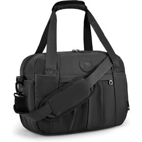 Small Duffle Bag 40x30x15cm Personal Item Bag Gym Bag for Woman Man with Wet Pocket Travel Airline Approved Carry on Duffel Bag,Black in Kuwait