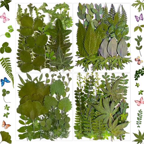 132Pcs Pink Pressed Dried Flowers and Butterfly for Resin Molds, Real Natural Bulk Dry Floral Leaves Stickers for DIY Art Crafts, Jewelry, Candle, Soap Crafts Making in Saudi Arabia
